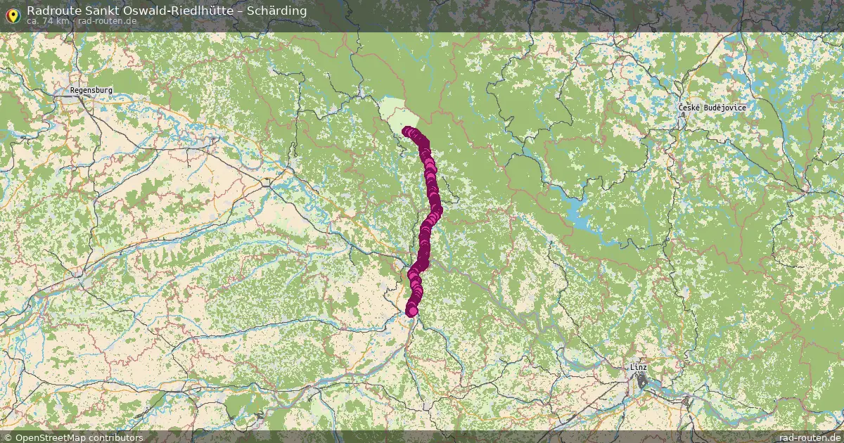 Radtour Sankt Oswald-Riedlhütte – Schärding