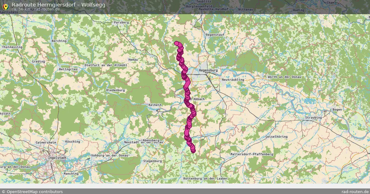 Radtour Herrngiersdorf – Wolfsegg