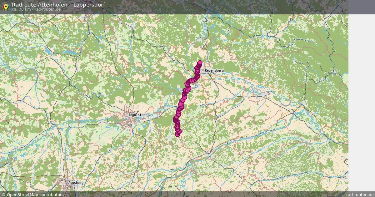 Radtour Attenhofen – Lappersdorf