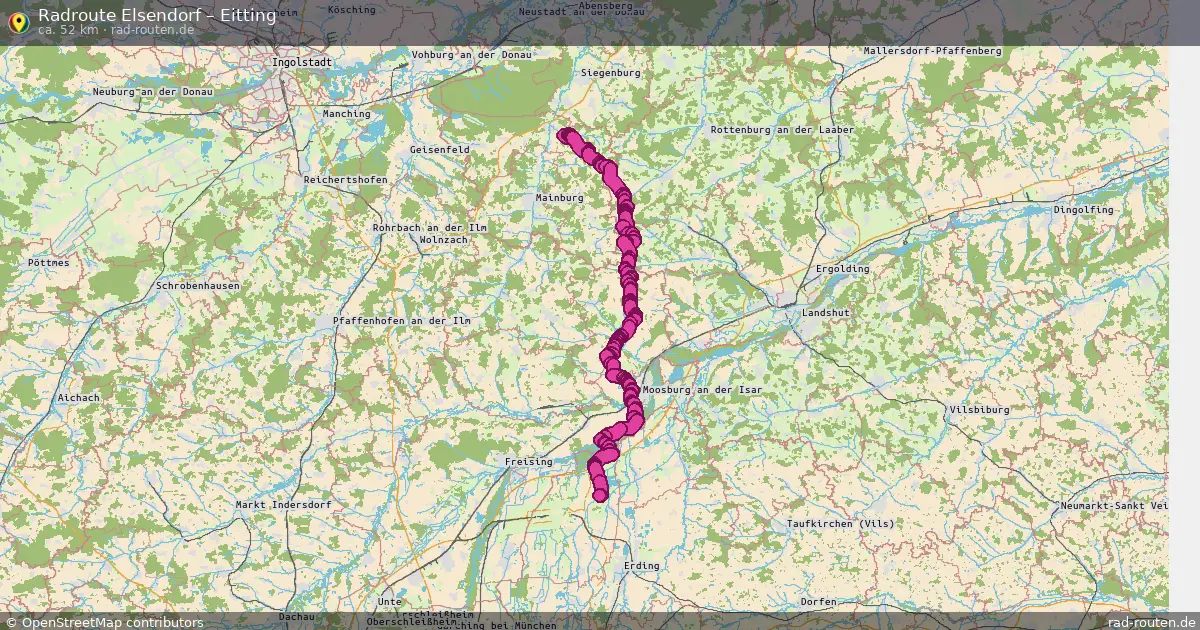 Radtour Elsendorf – Eitting