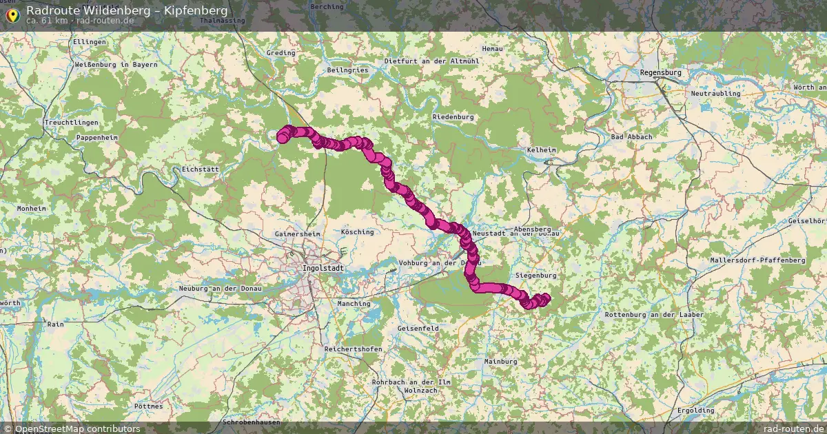 Radtour Wildenberg – Kipfenberg