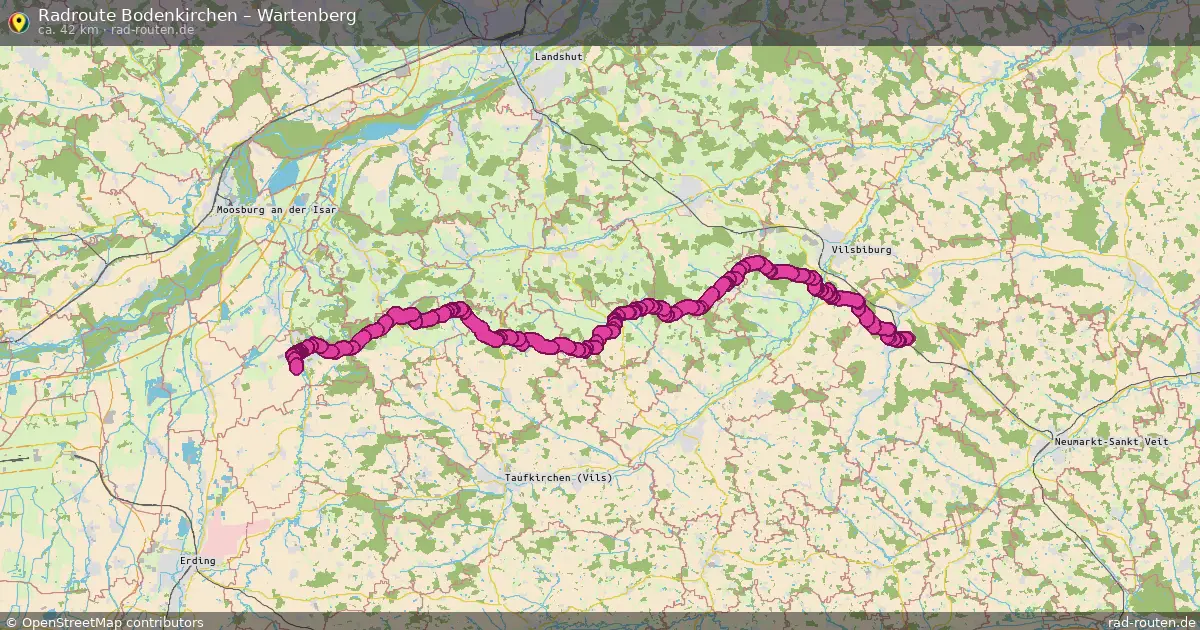 Radtour Bodenkirchen – Wartenberg