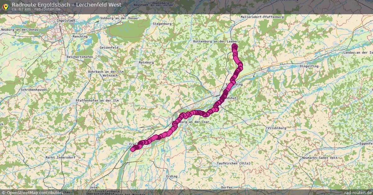 Radtour Ergoldsbach – Lerchenfeld West