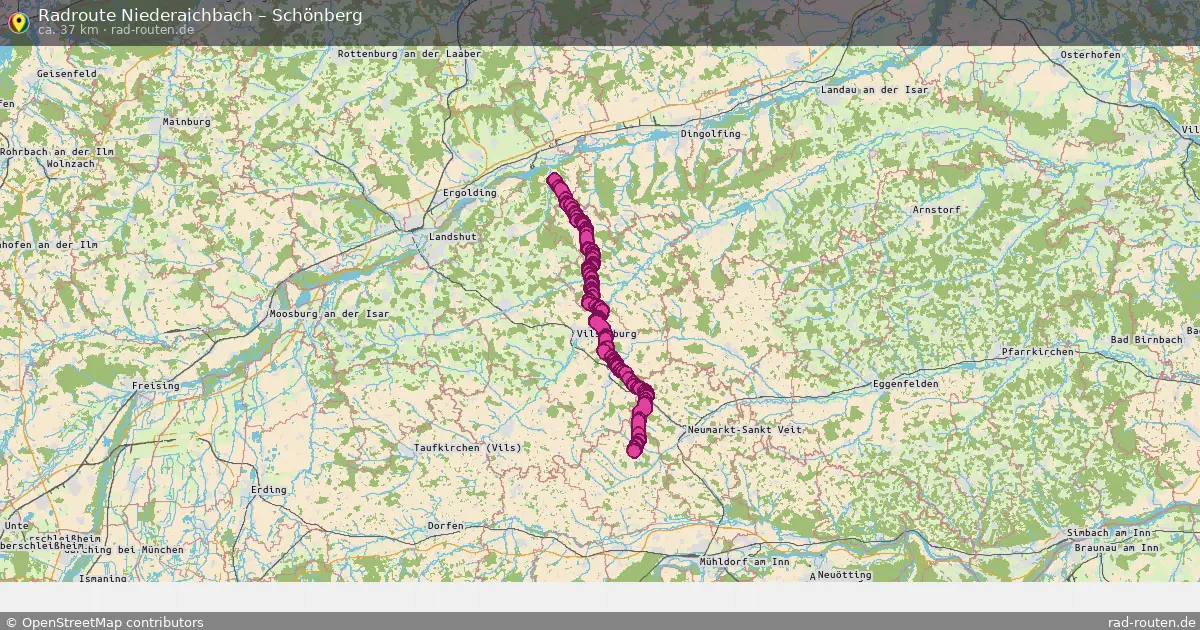 Radtour Niederaichbach – Schönberg
