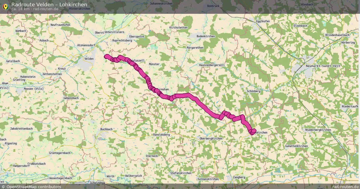 Radtour Velden – Lohkirchen