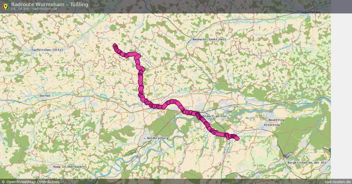 Radtour Wurmsham – Tüßling