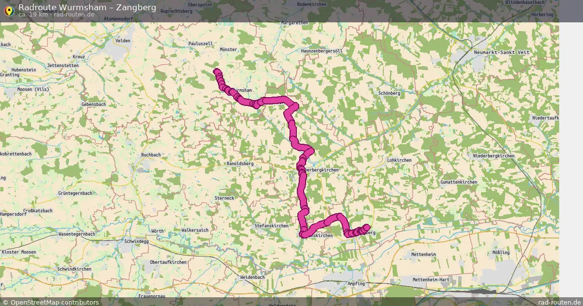 Radtour Wurmsham – Zangberg