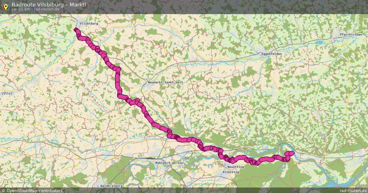 Radtour Vilsbiburg – Marktl