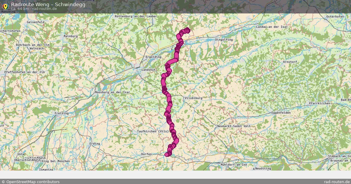 Radtour Weng – Schwindegg