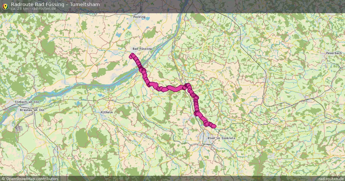 Radtour Bad Füssing – Tumeltsham