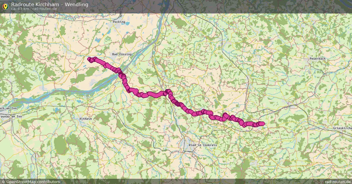 Radtour Kirchham – Wendling
