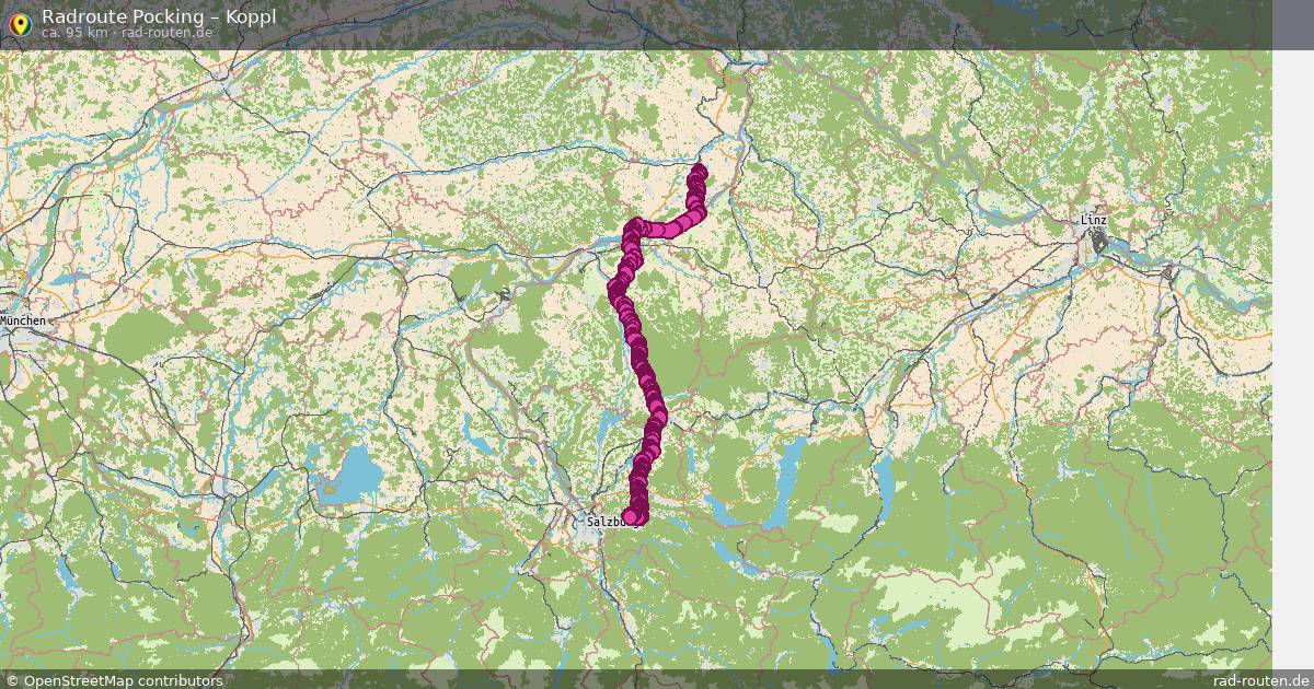 Fahrradroute Pocking – Koppl