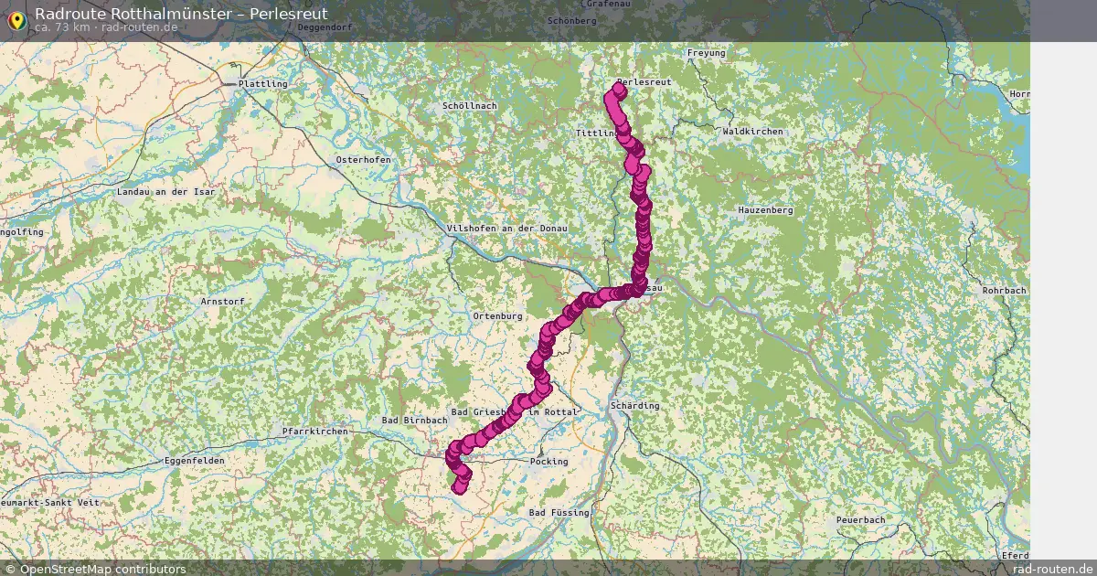 Radtour Rotthalmünster – Perlesreut