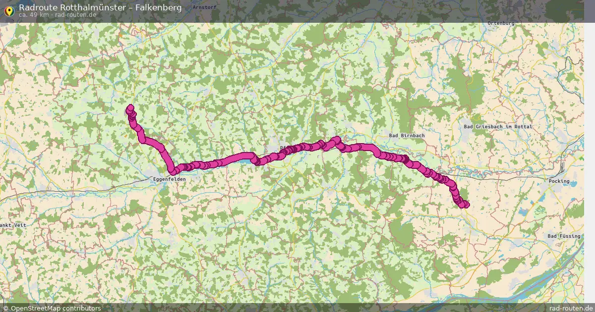 Radtour Rotthalmünster – Falkenberg