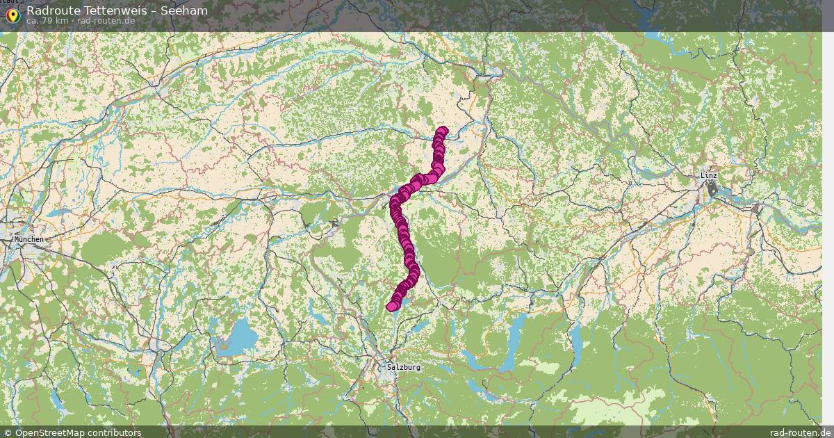 Fahrradroute Tettenweis – Seeham