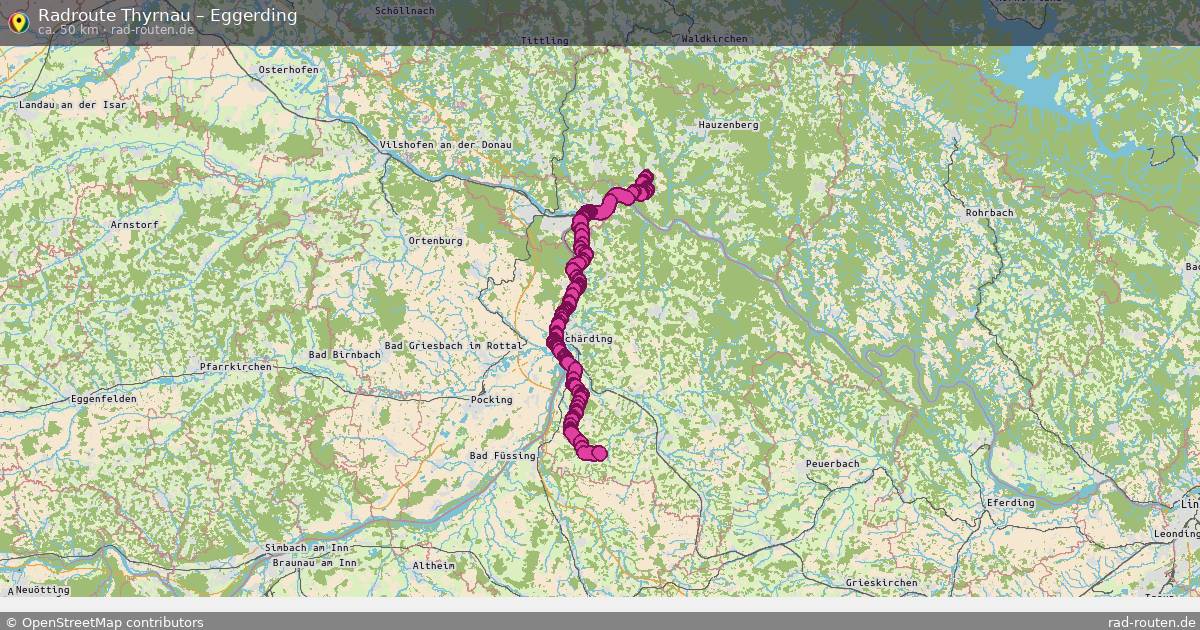 Fahrradroute Thyrnau – Eggerding