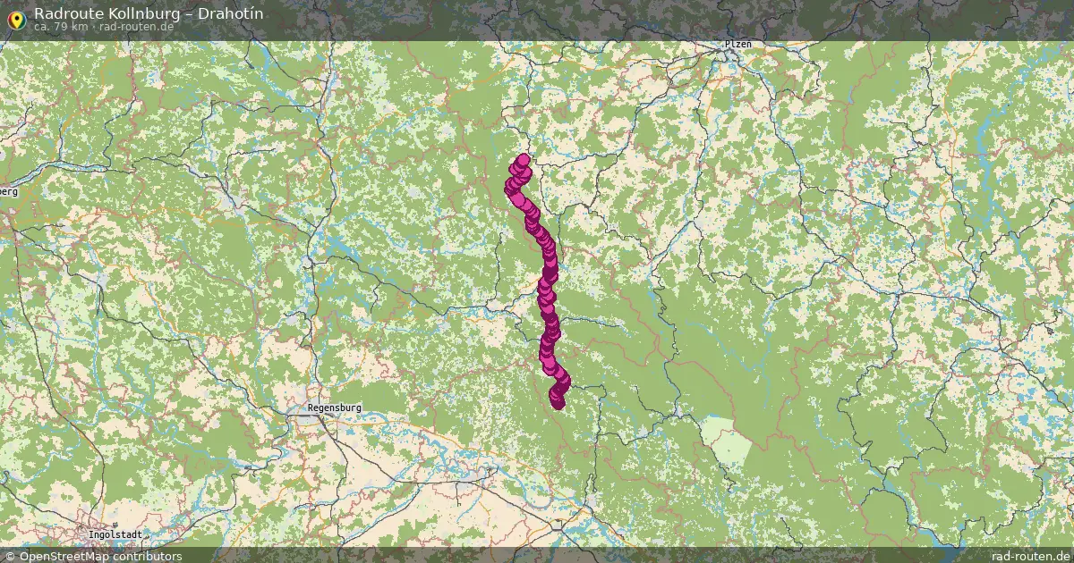 Radtour Kollnburg – Drahotín