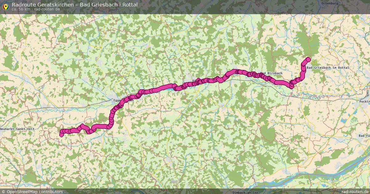Radtour Geratskirchen – Bad Griesbach I.rottal