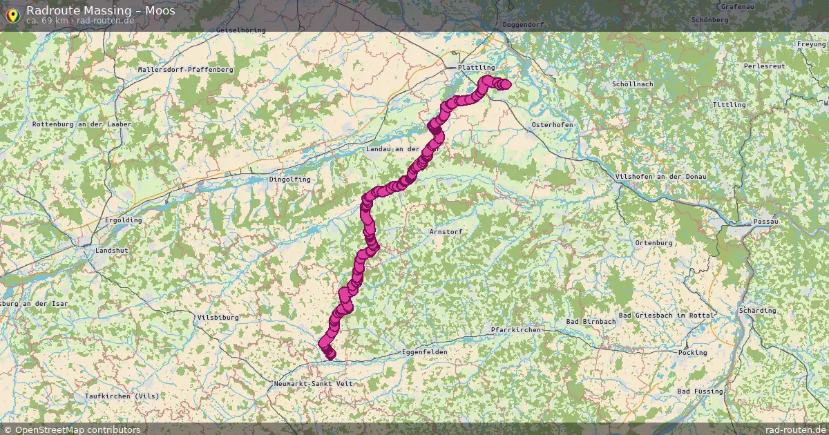 Radtour Massing – Moos