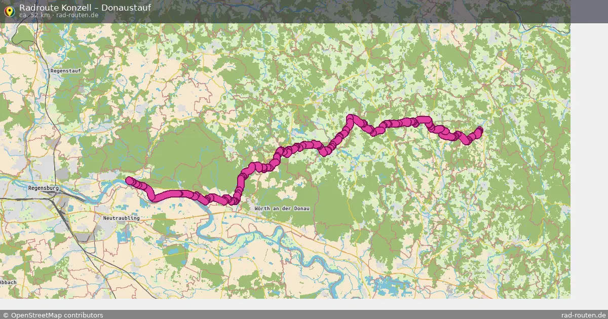 Radtour Konzell – Donaustauf