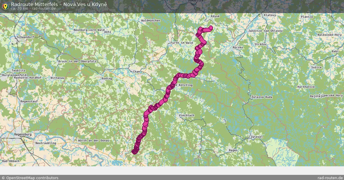 Radtour Mitterfels – Nová Ves U Kdyně