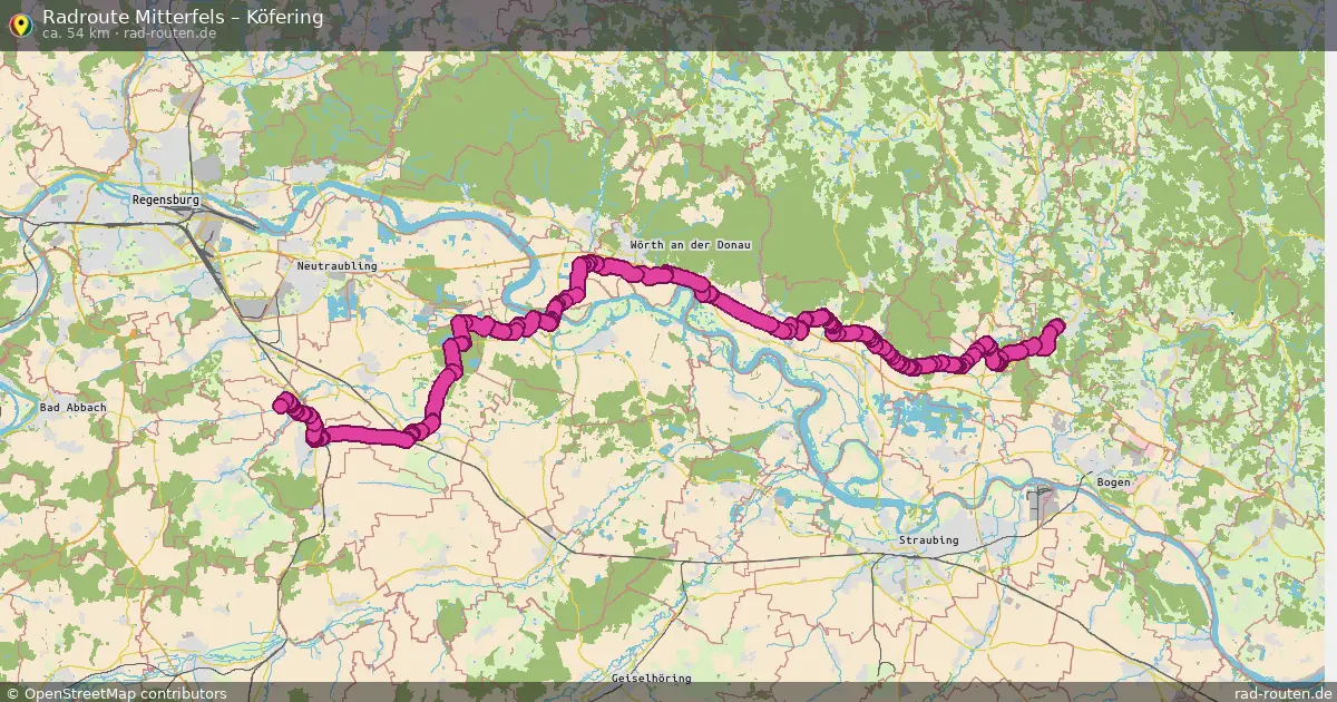 Radtour Mitterfels – Köfering