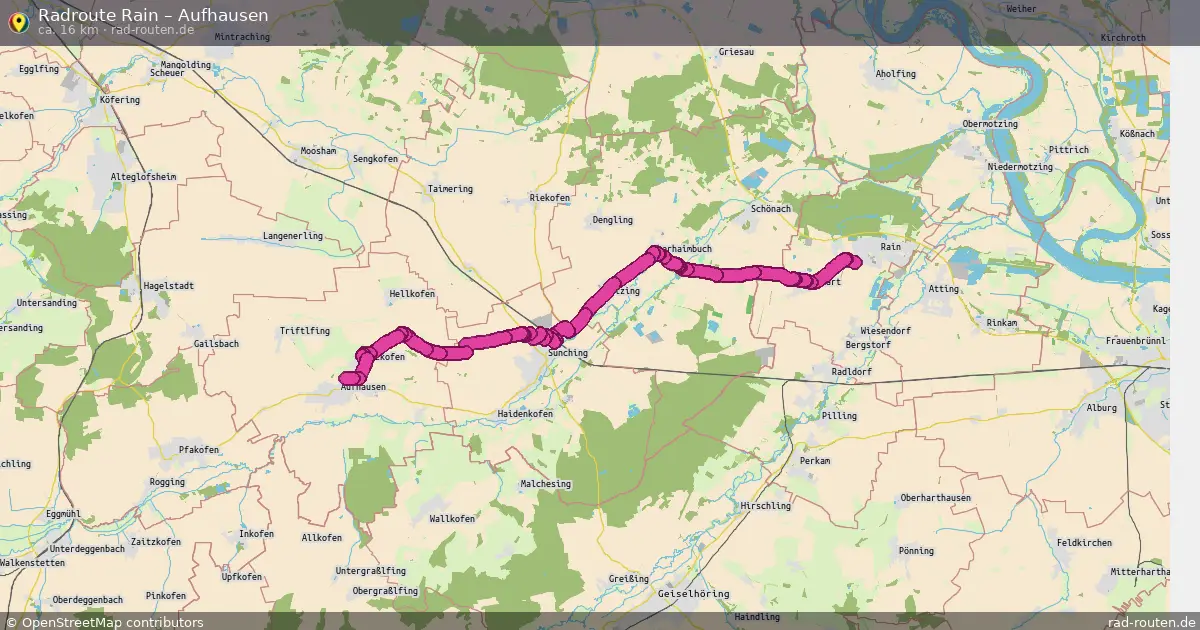 Radtour Rain – Aufhausen