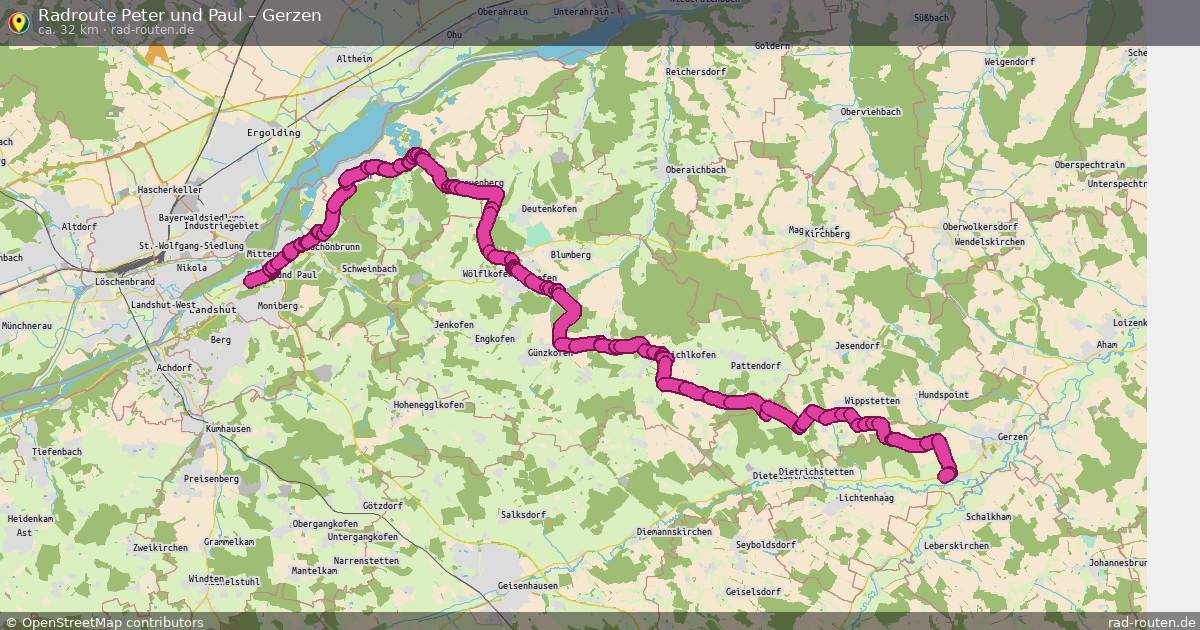 Fahrradroute Peter Und Paul – Gerzen