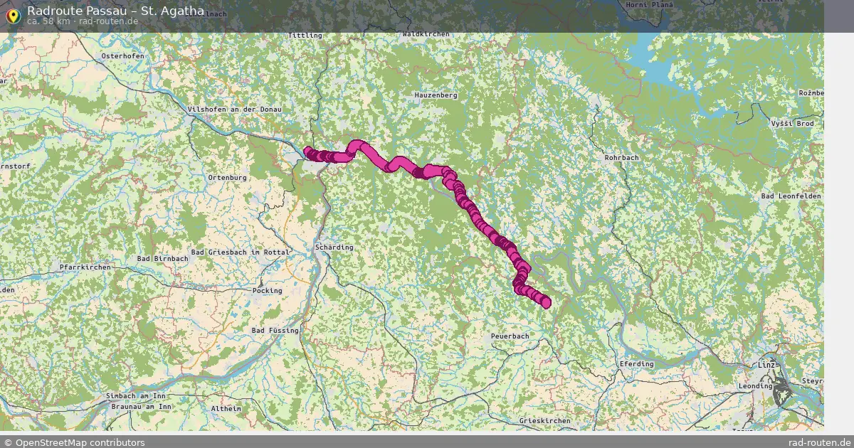 Radtour Passau – St. Agatha