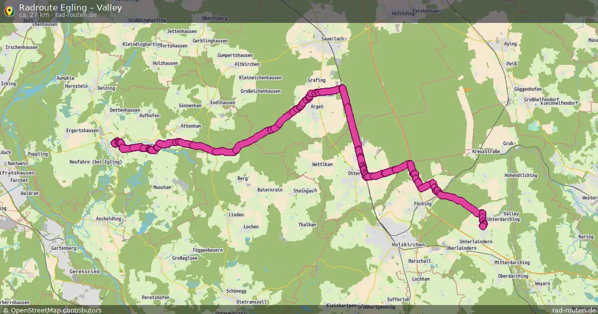 Radtour Egling – Valley