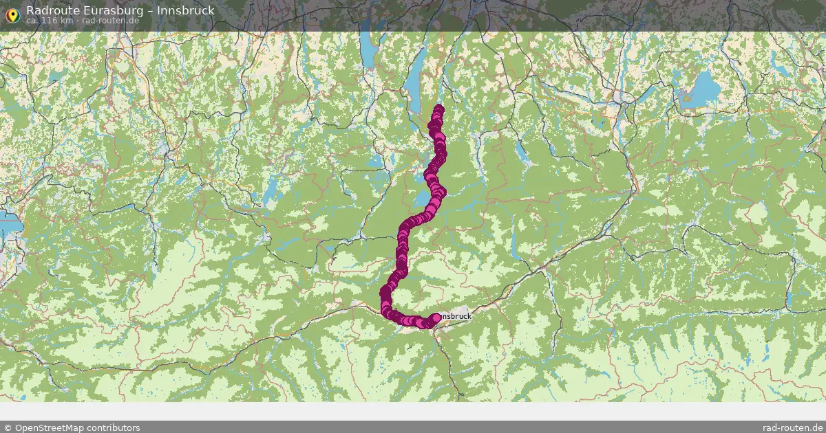 Radtour Eurasburg – Innsbruck