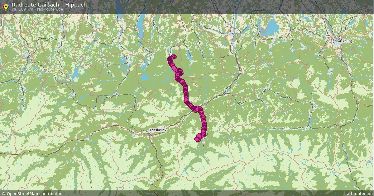 Radtour Gaißach – Hippach