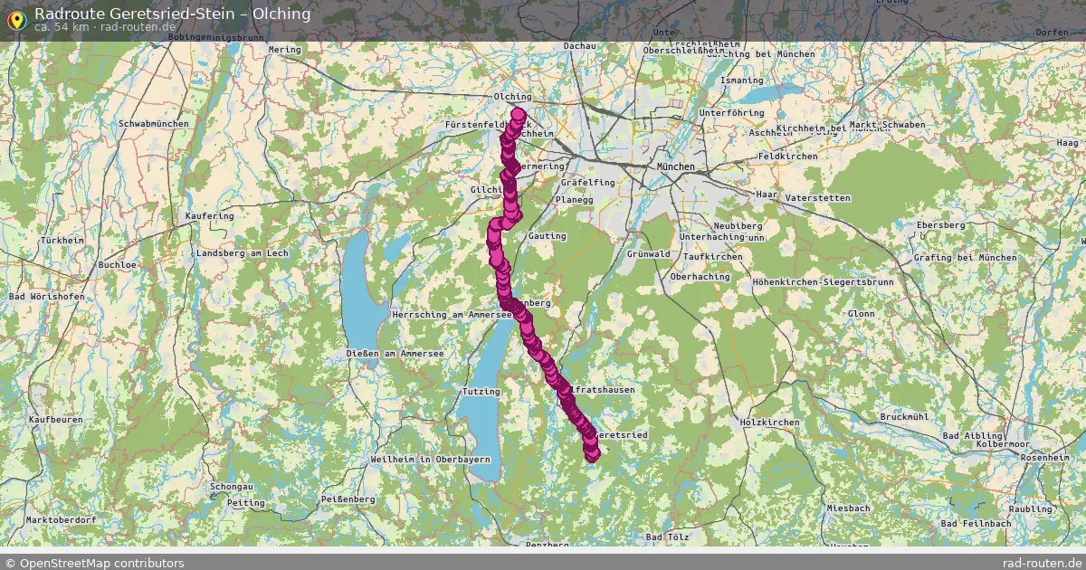 Radtour Geretsried-Stein – Olching