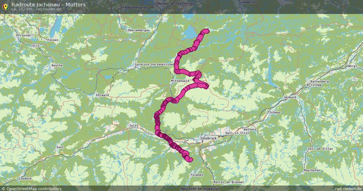 Radtour Jachenau – Mutters
