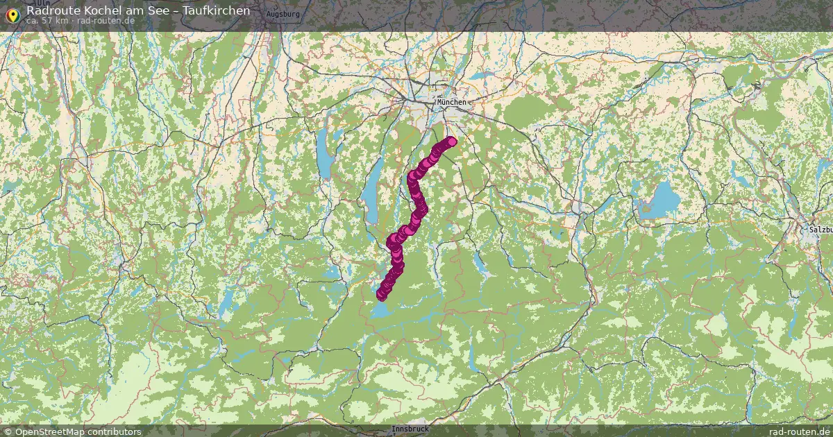 Radtour Kochel Am See – Taufkirchen