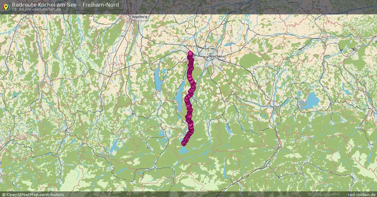 Radtour Kochel Am See – Freiham-Nord
