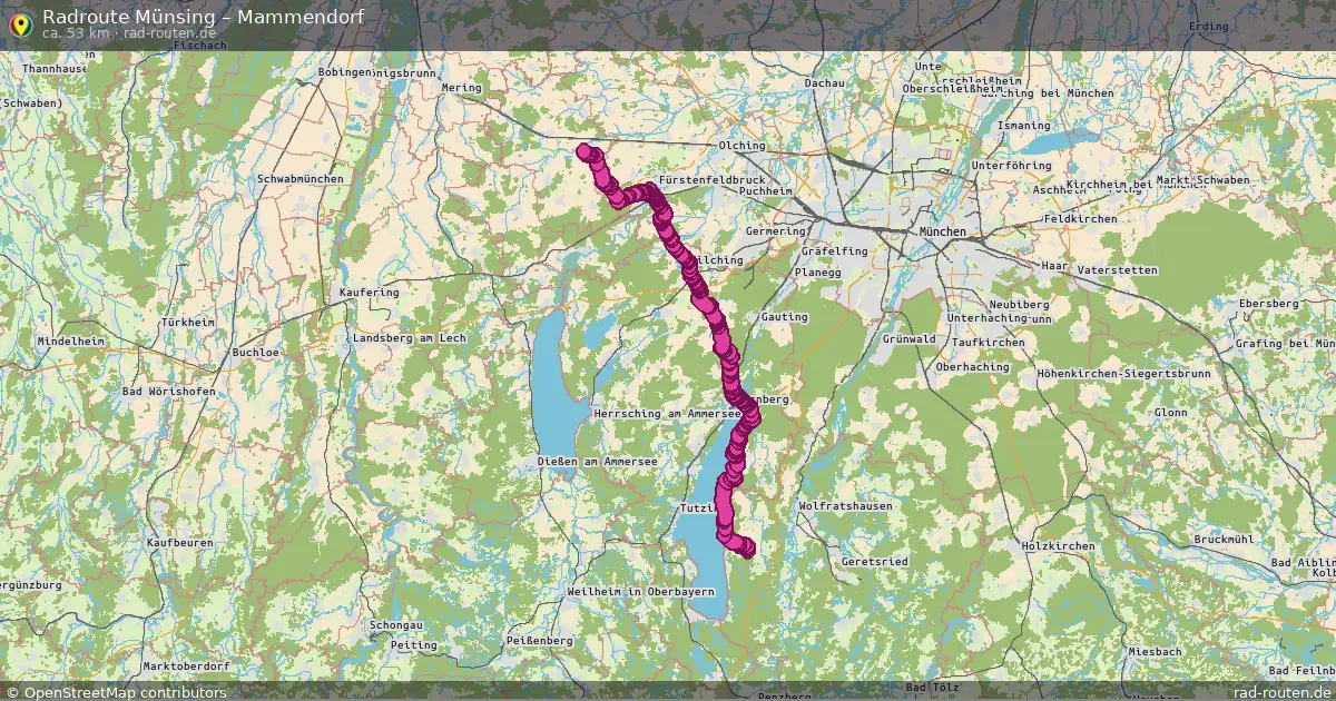 Radtour Münsing – Mammendorf