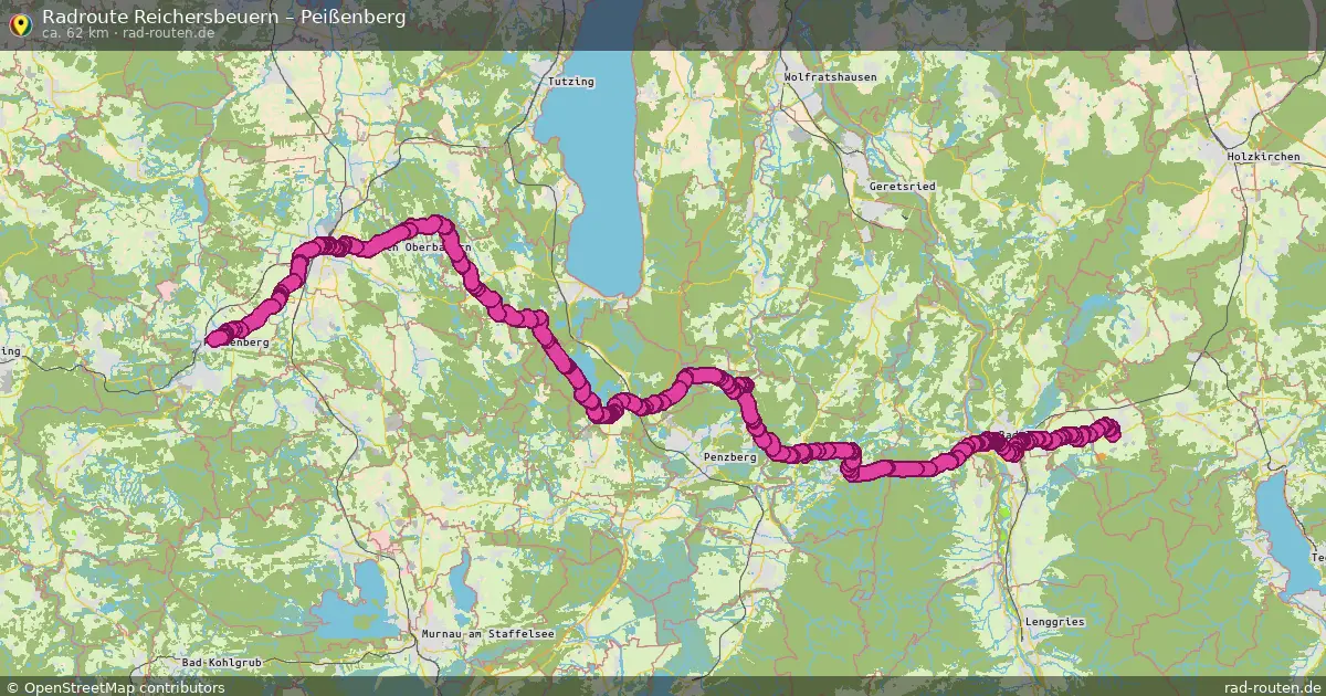 Radtour Reichersbeuern – Peißenberg