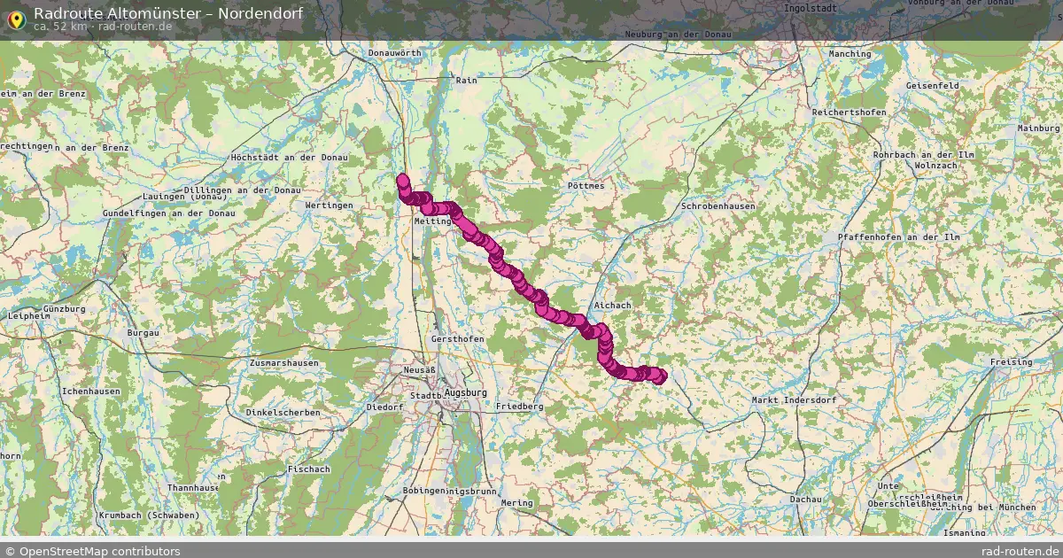 Radtour Altomünster – Nordendorf