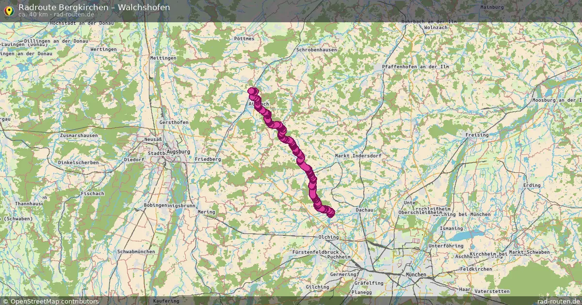 Radtour Bergkirchen – Walchshofen