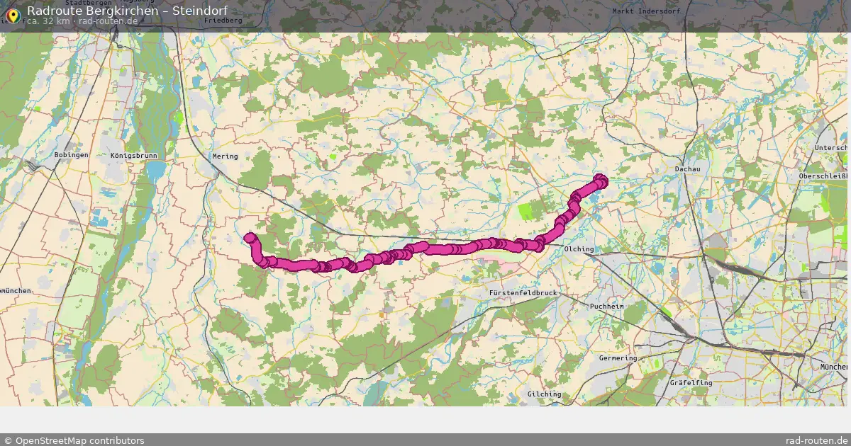 Radtour Bergkirchen – Steindorf