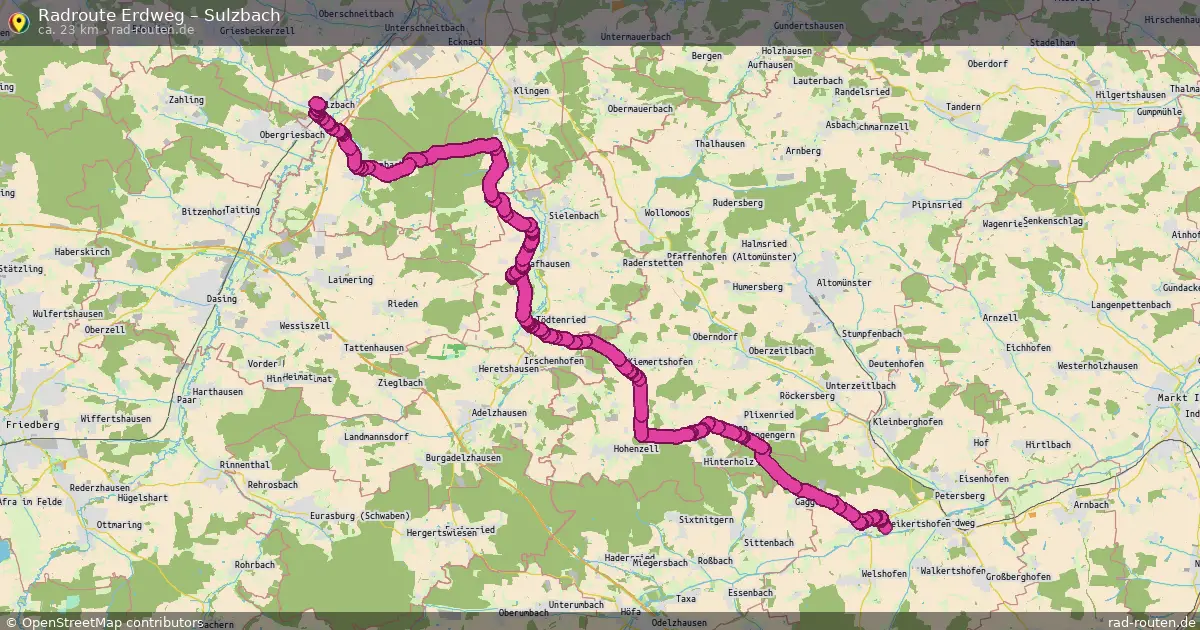 Radtour Erdweg – Sulzbach