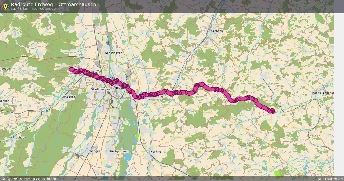 Radtour Erdweg – Ottmarshausen