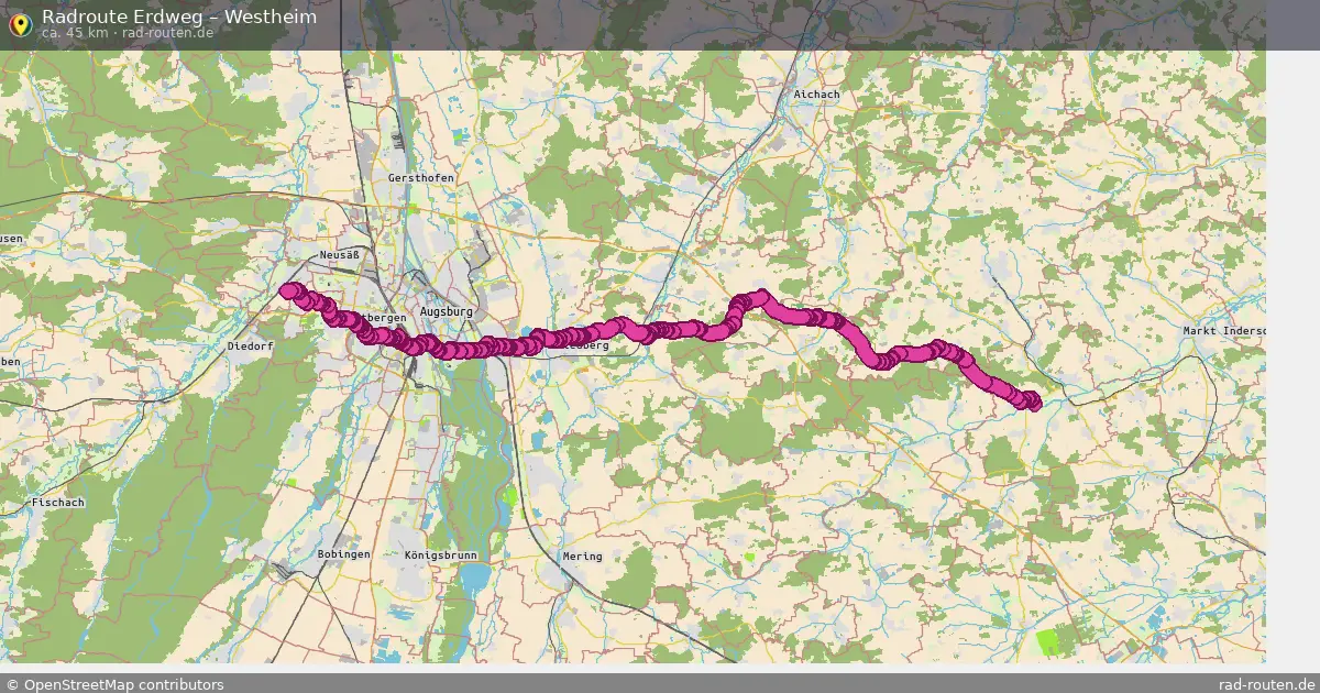 Radtour Erdweg – Westheim