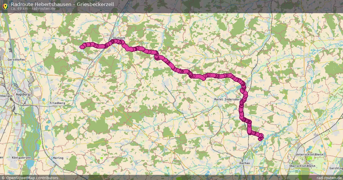 Radtour Hebertshausen – Griesbeckerzell