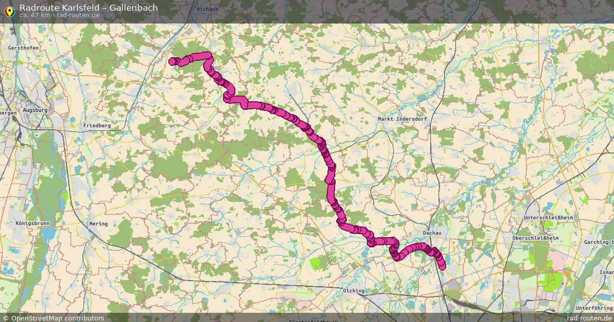 Radtour Karlsfeld – Gallenbach