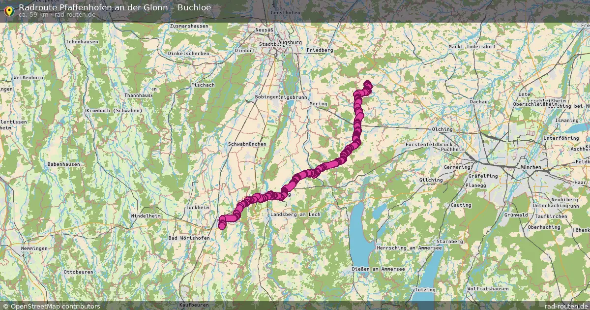 Radtour Pfaffenhofen An Der Glonn – Buchloe