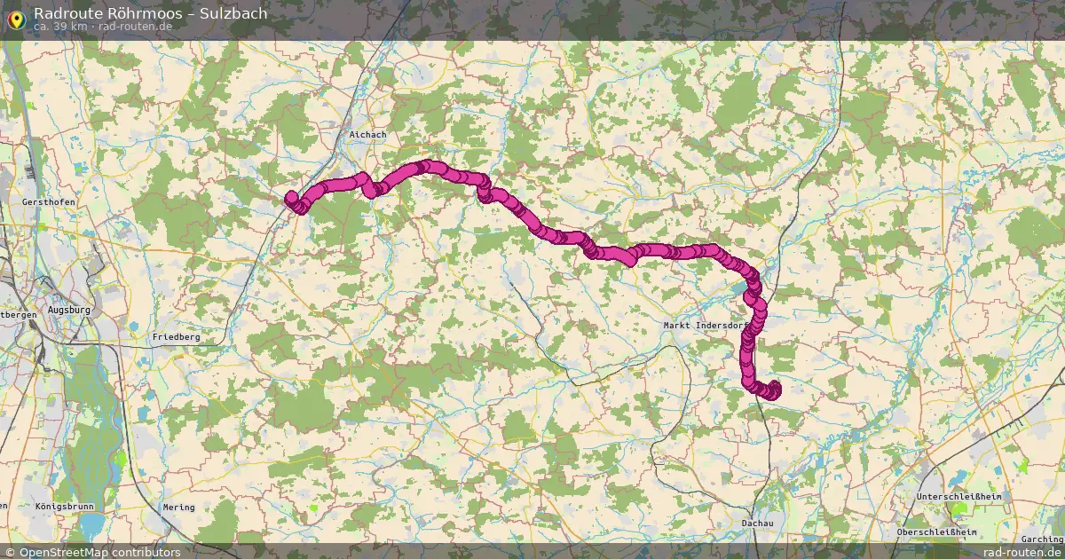 Radtour Röhrmoos – Sulzbach