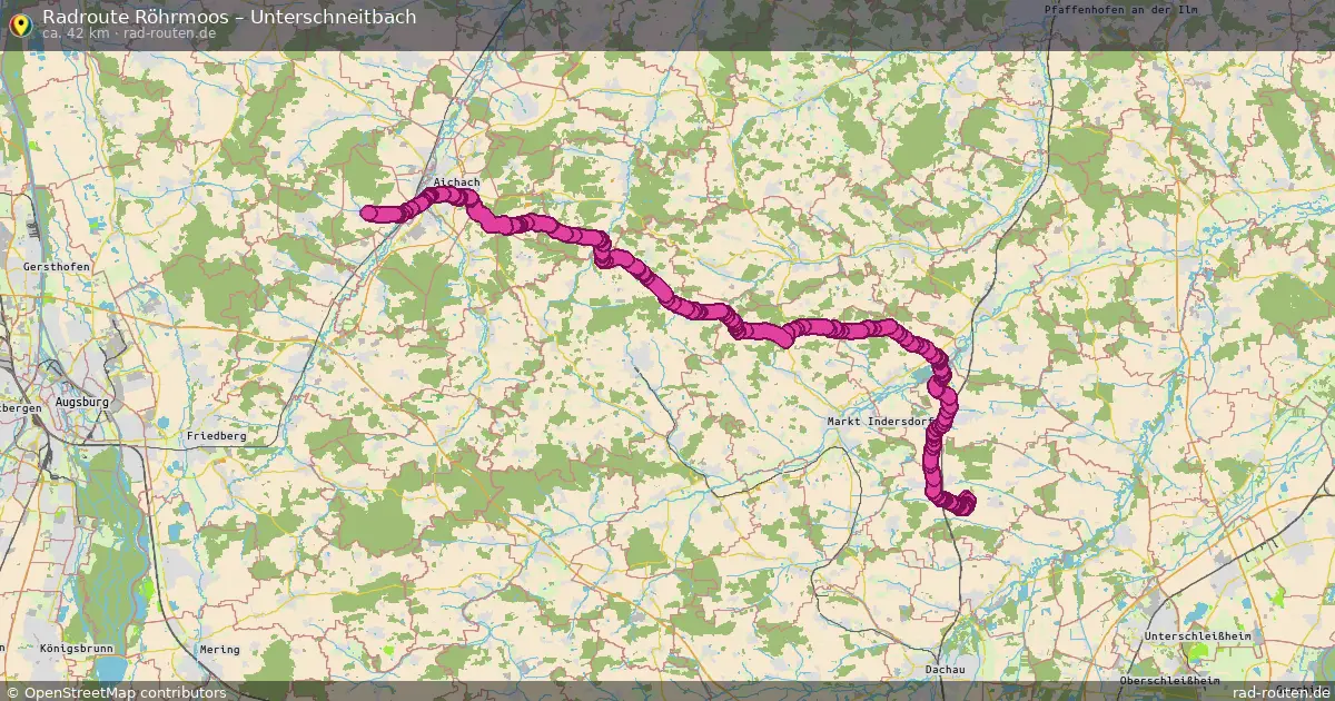 Radtour Röhrmoos – Unterschneitbach