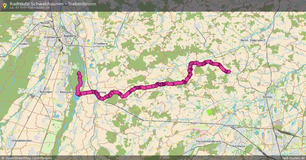 Radtour Schwabhausen – Siebenbrunn